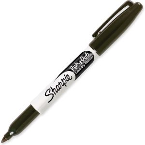 Rub-A-Dub Permanent Laundry Marker Fine Black - Pack of 1